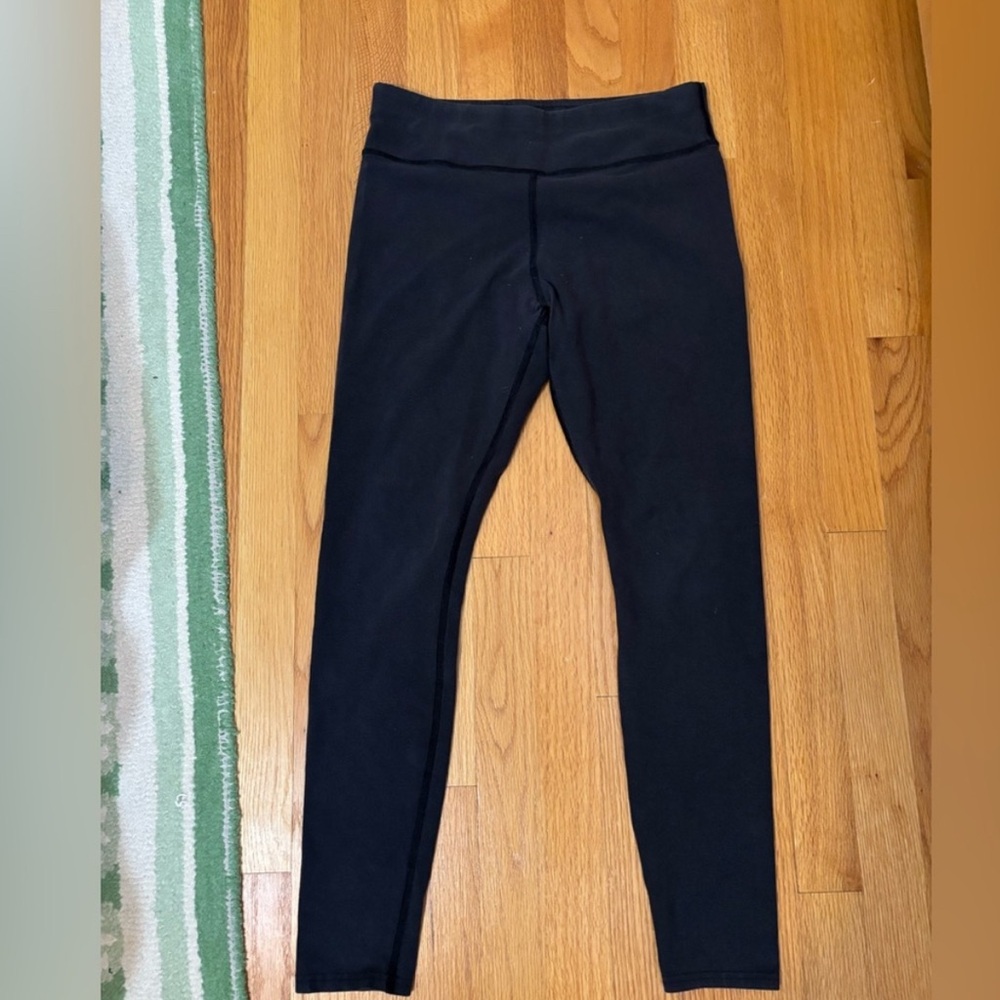 Pact Cotton Black Leggings Size Medium